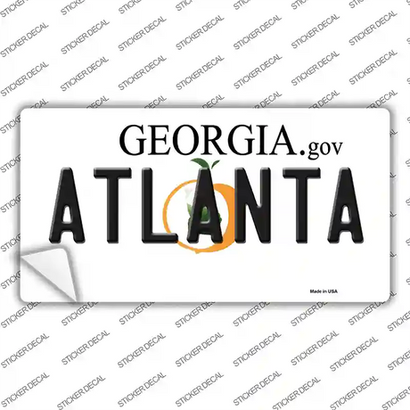 Atlanta Georgia Novelty Sticker Decal