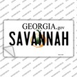 Savannah Georgia Novelty Sticker Decal