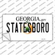 Statesboro Georgia Novelty Sticker Decal