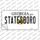 Statesboro Georgia Novelty Sticker Decal