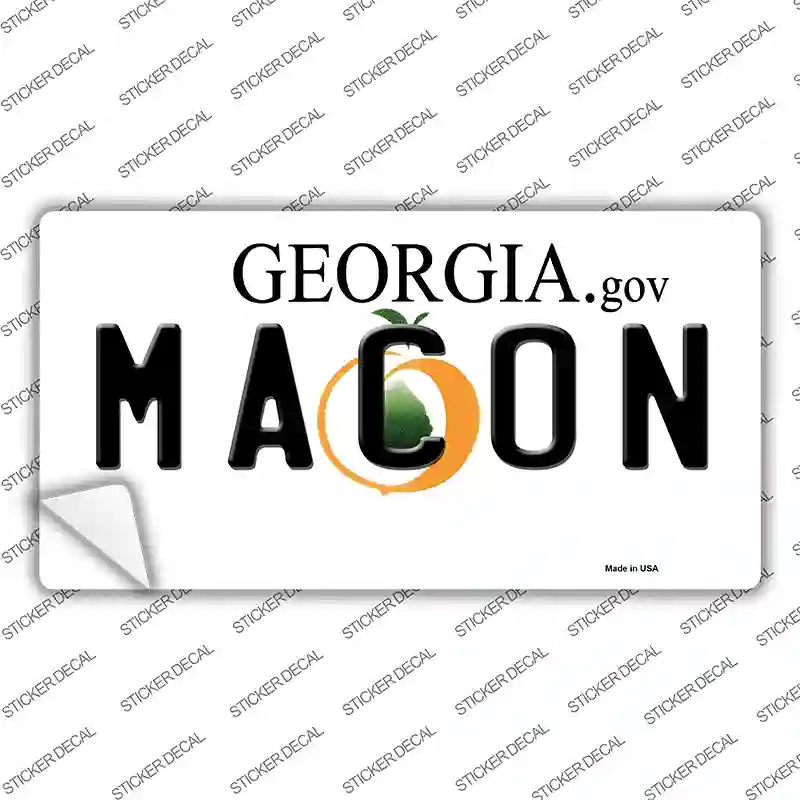Macon Georgia Novelty Sticker Decal