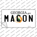Macon Georgia Novelty Sticker Decal