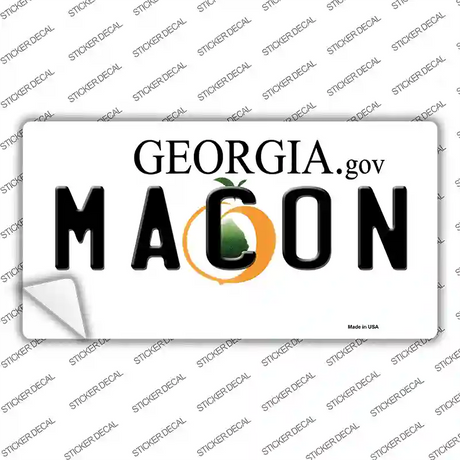 Macon Georgia Novelty Sticker Decal