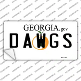 Dawgs Georgia Novelty Sticker Decal