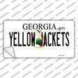 Yellow Jackets Georgia Novelty Sticker Decal