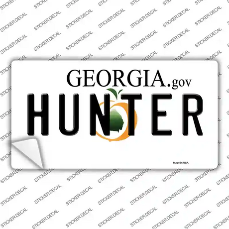 Hunter Georgia Novelty Sticker Decal