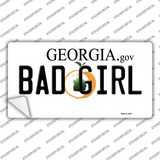 Bad Girl Georgia Novelty Sticker Decal