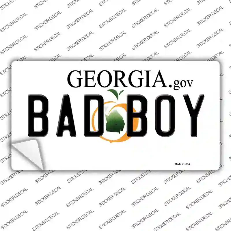 Bad Boy Georgia Novelty Sticker Decal