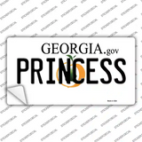 Princess Georgia Novelty Sticker Decal