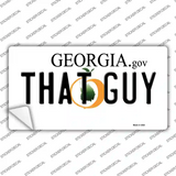 That Guy Georgia Novelty Sticker Decal