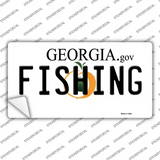 Fishing Georgia Novelty Sticker Decal