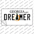 Dreamer Georgia Novelty Sticker Decal