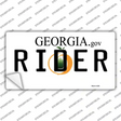 Rider Georgia Novelty Sticker Decal