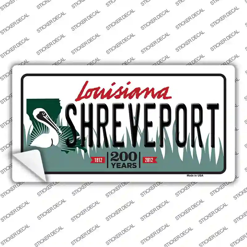 Shreveport Louisiana Novelty Sticker Decal
