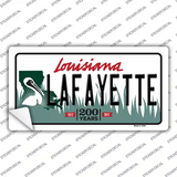 Lafayette Louisiana Novelty Sticker Decal