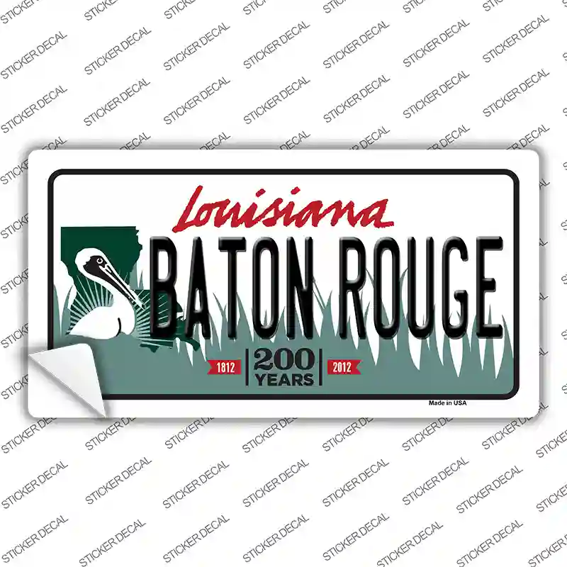 Baton Rouge Louisiana Novelty Sticker Decal