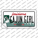Cajun Girl Louisiana Novelty Sticker Decal
