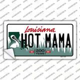 Hot Mama Louisiana Novelty Sticker Decal