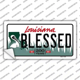 Blessed Louisiana Novelty Sticker Decal