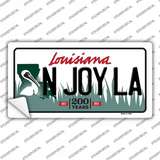 N Joy La Louisiana Novelty Sticker Decal