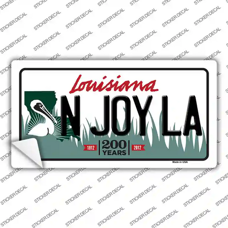 N Joy La Louisiana Novelty Sticker Decal