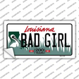 Bad Girl Louisiana Novelty Sticker Decal