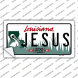 Jesus Louisiana Novelty Sticker Decal