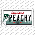 Peachy Louisiana Novelty Sticker Decal