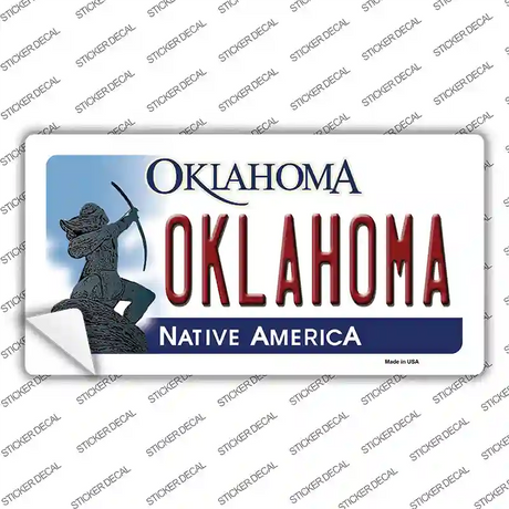 Oklahoma Novelty Sticker Decal