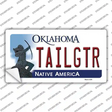Tailgtr Oklahoma Novelty Sticker Decal