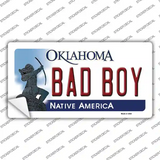 Bad Boy Oklahoma Novelty Sticker Decal