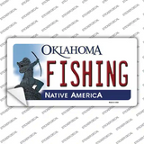 Fishing Oklahoma Novelty Sticker Decal