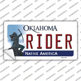 Rider Oklahoma Novelty Sticker Decal