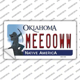 Meeooww Oklahoma Novelty Sticker Decal