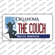 The Couch Oklahoma Novelty Sticker Decal