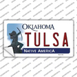 Tulsa Oklahoma Novelty Sticker Decal