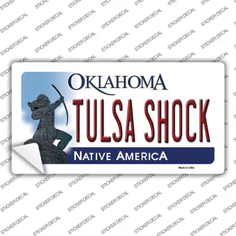 Tulsa Shock Oklahoma Novelty Sticker Decal