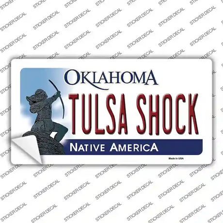 Tulsa Shock Oklahoma Novelty Sticker Decal