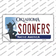 Sooners Oklahoma Novelty Sticker Decal