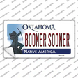 Boomer Sooner Oklahoma Novelty Sticker Decal