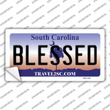 Blessed South Carolina Novelty Sticker Decal