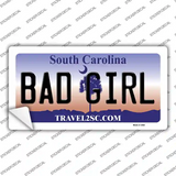 Bad Girl South Carolina Novelty Sticker Decal