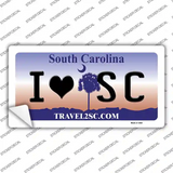 I Love South Carolina Novelty Sticker Decal