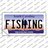 Fishing South Carolina Novelty Sticker Decal