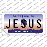 Jesus South Carolina Novelty Sticker Decal