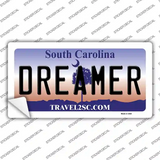 Dreamer South Carolina Novelty Sticker Decal