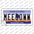 Meeooww South Carolina Novelty Sticker Decal