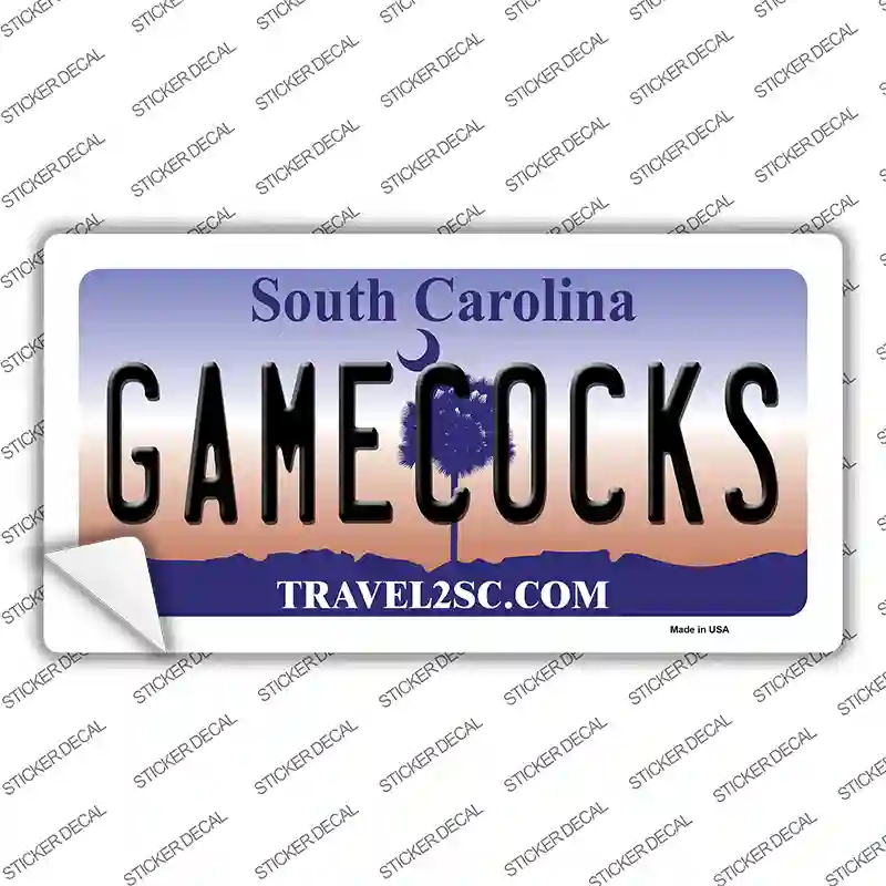 Gamecocks South Carolina Novelty Sticker Decal