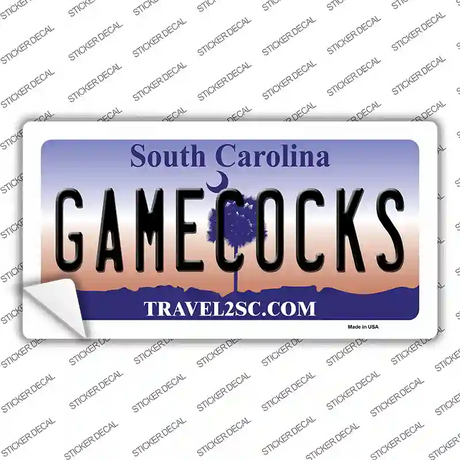 Gamecocks South Carolina Novelty Sticker Decal