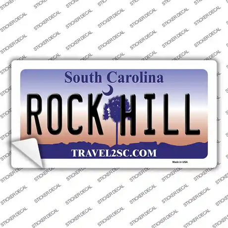Rock Hill South Carolina Novelty Sticker Decal